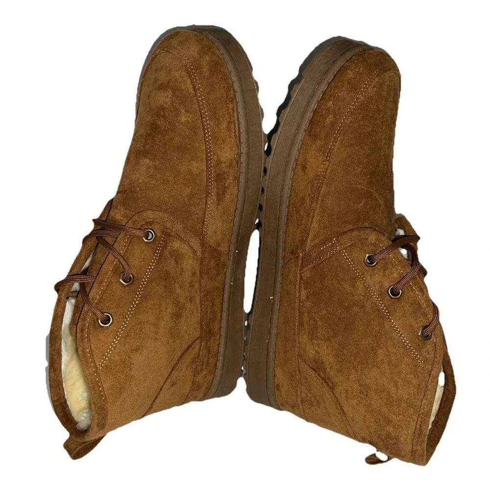 (b28/15))White Mountain Men's Brown Suede Boots Size 13