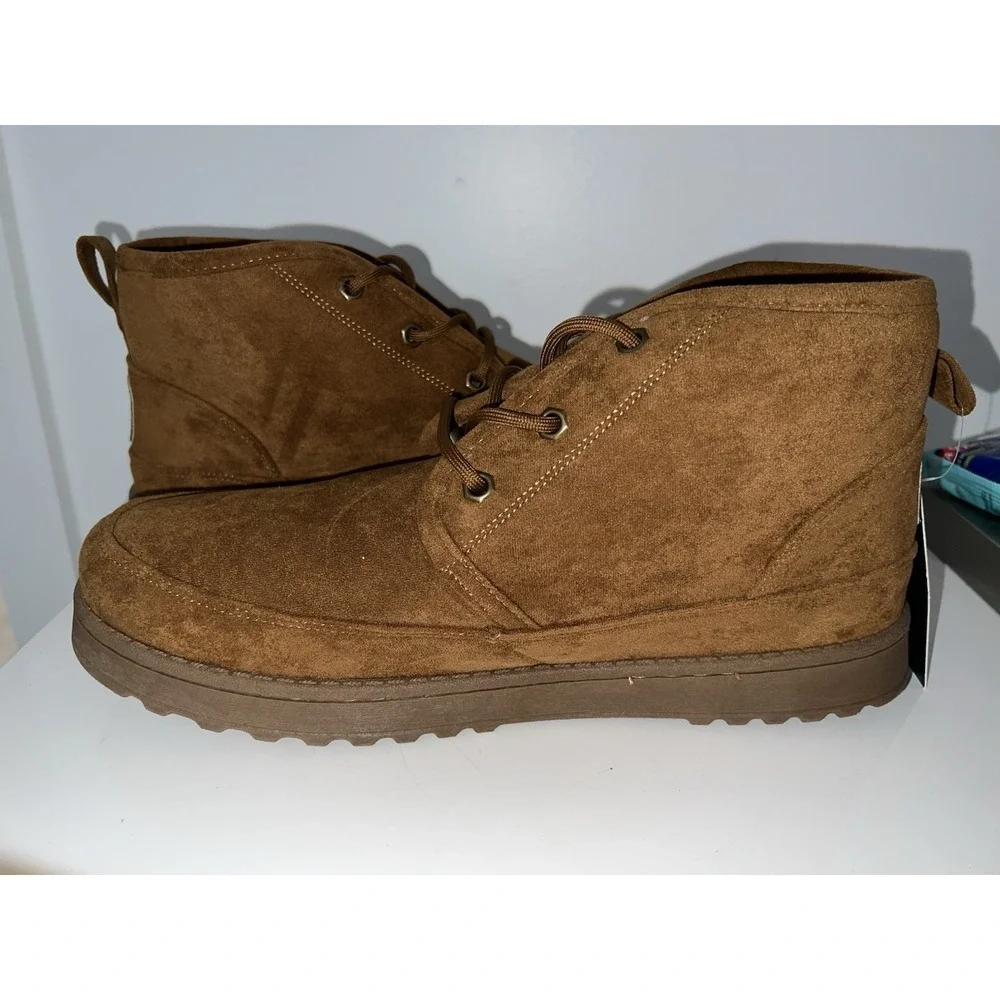 (b28/15))White Mountain Men's Brown Suede Boots Size 13