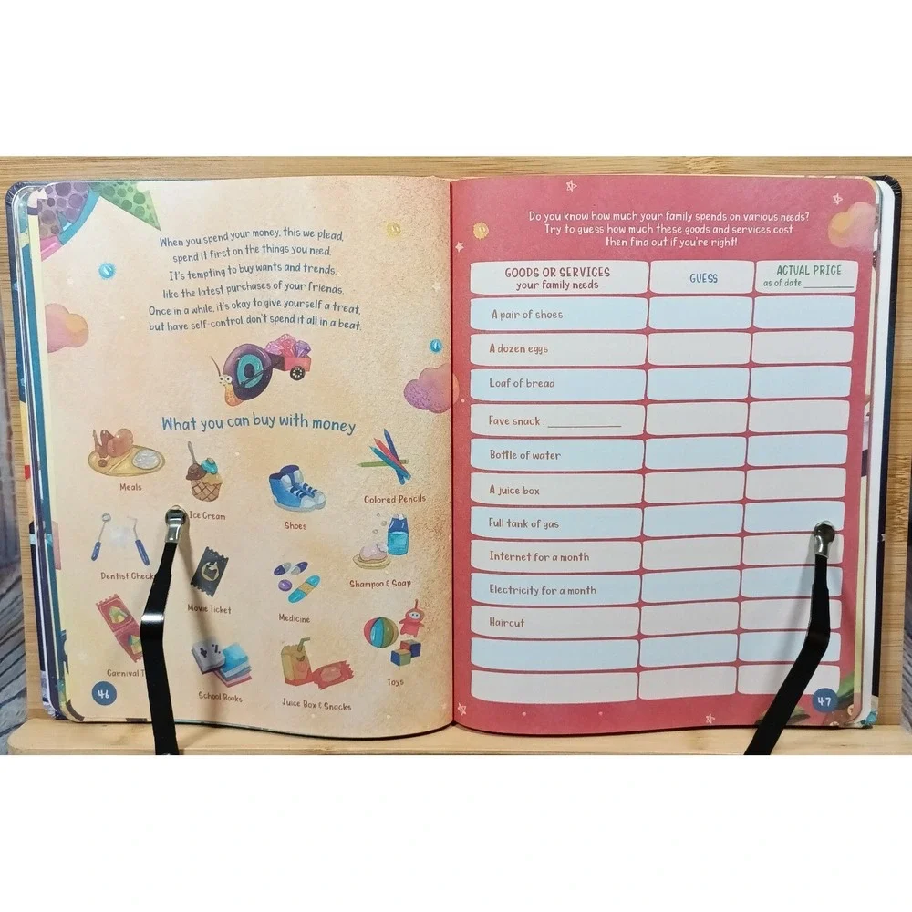 Happy, Healthy Wealthy & Wise A Values Journal for Kids by Likha Creations