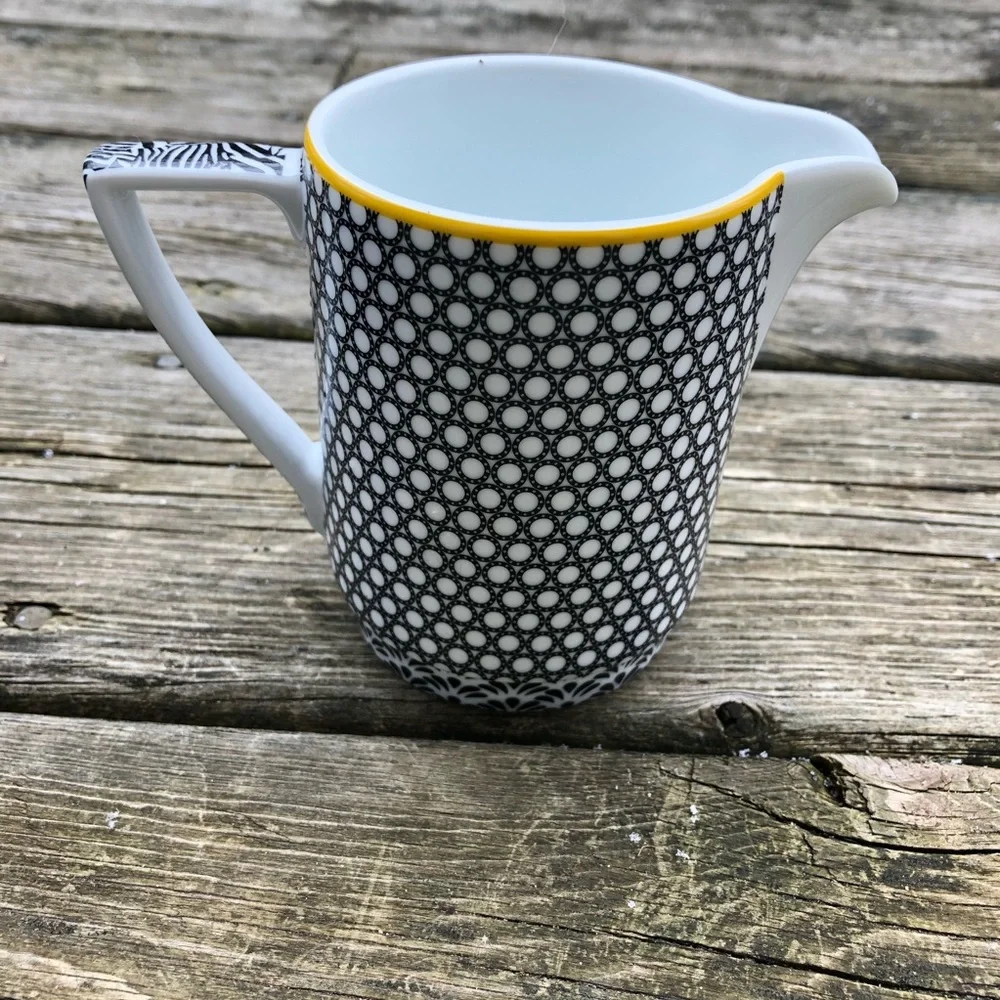Ted Baker Langdon Black Portmeirion Creamer -In Box