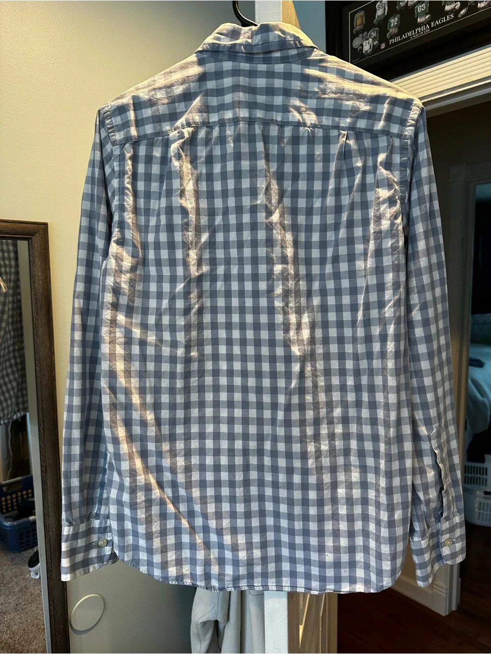 J. Crew crisp gingham