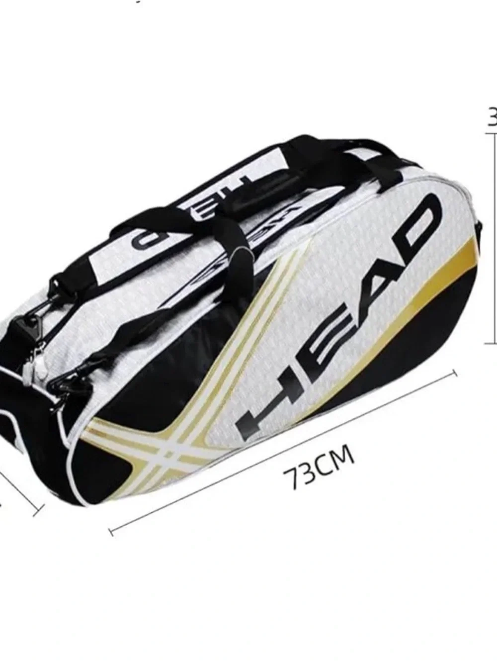 Head Men’s Duffel Bag in White, Black and Orange