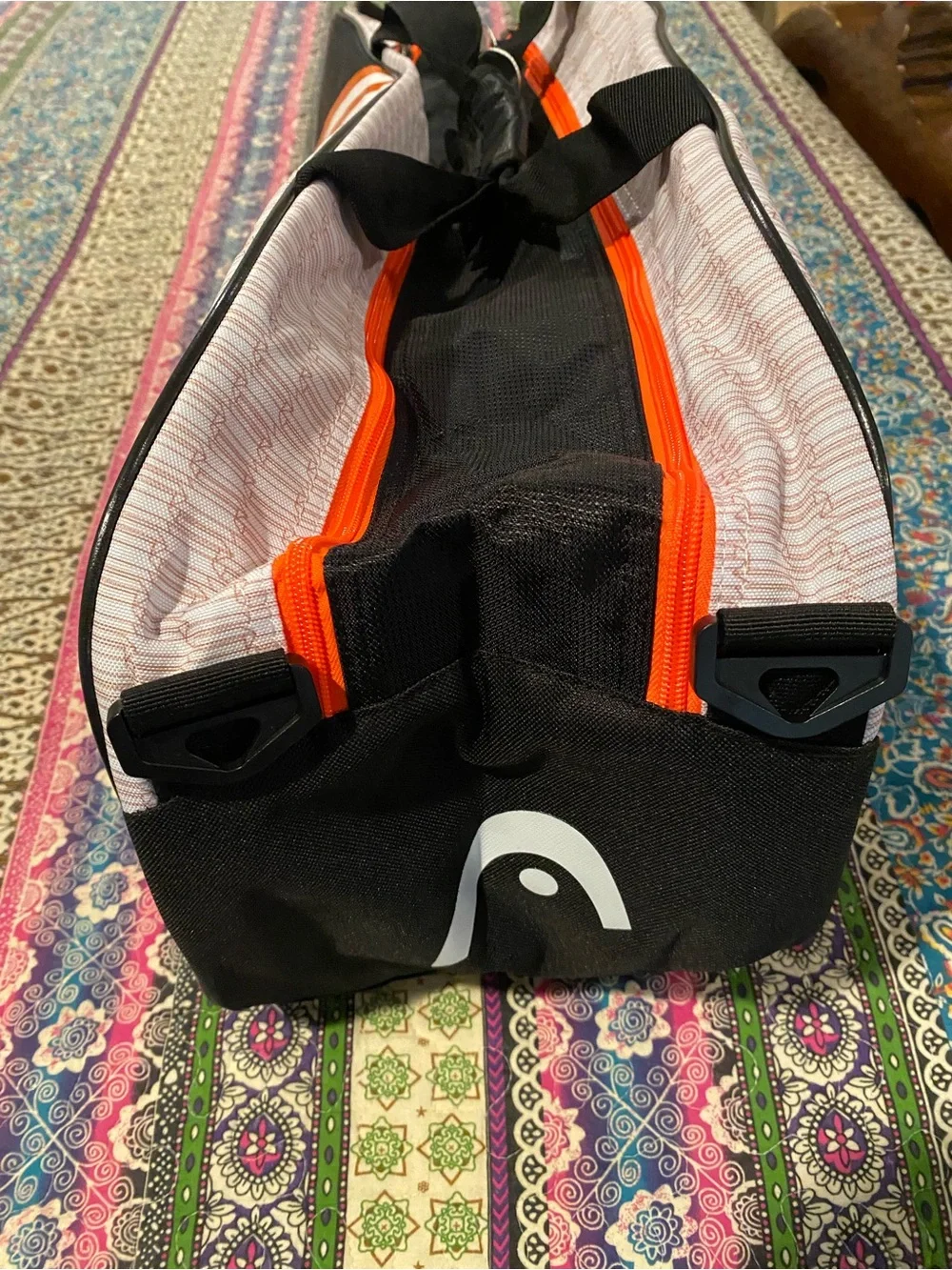 Head Men’s Duffel Bag in White, Black and Orange