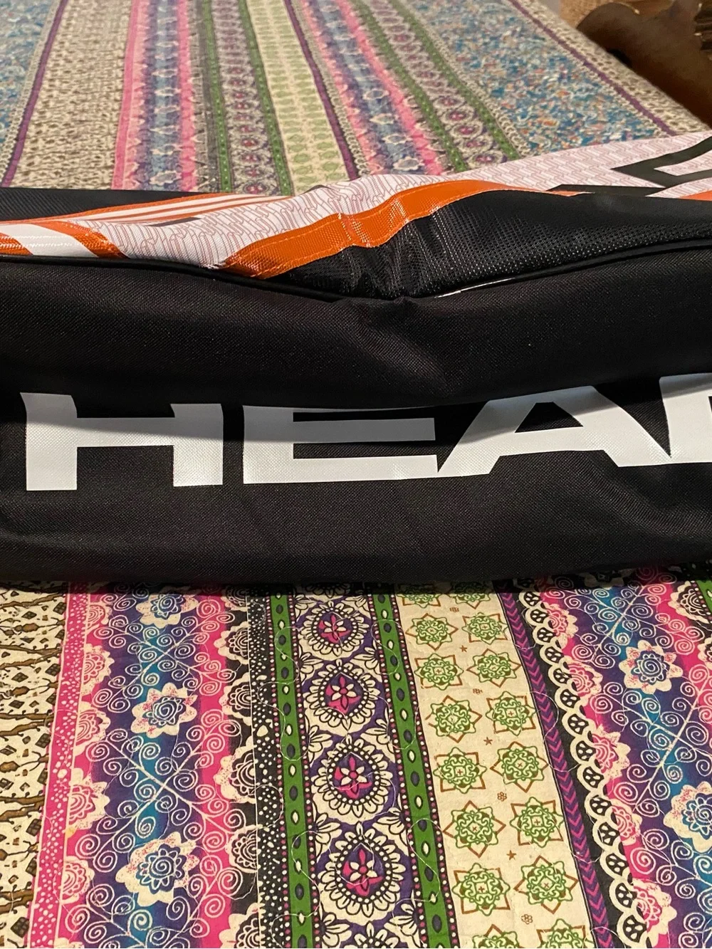 Head Men’s Duffel Bag in White, Black and Orange