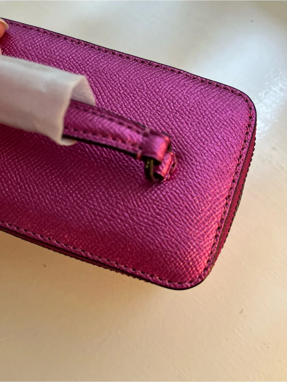 Coach detail carry texture