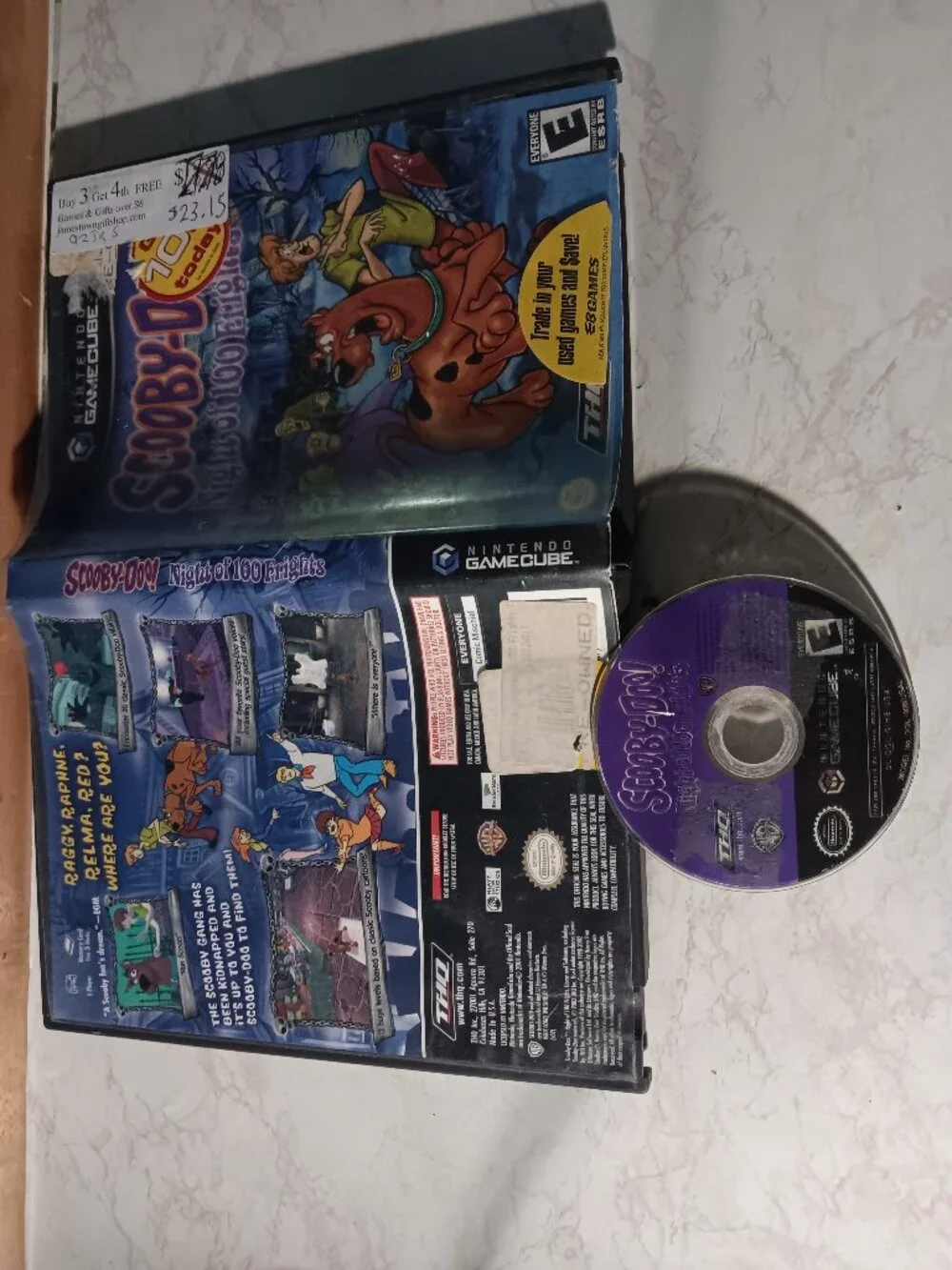 Scooby-doo night of 100 frights Tested Nintendo Gamecube Video Game