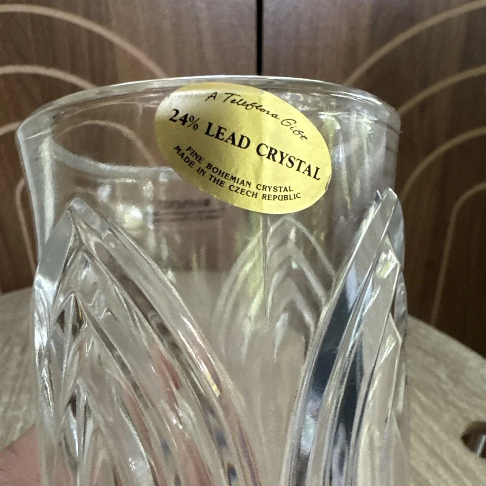 Bohemian Crystal Hurricane Candle Cover Holder Shade
