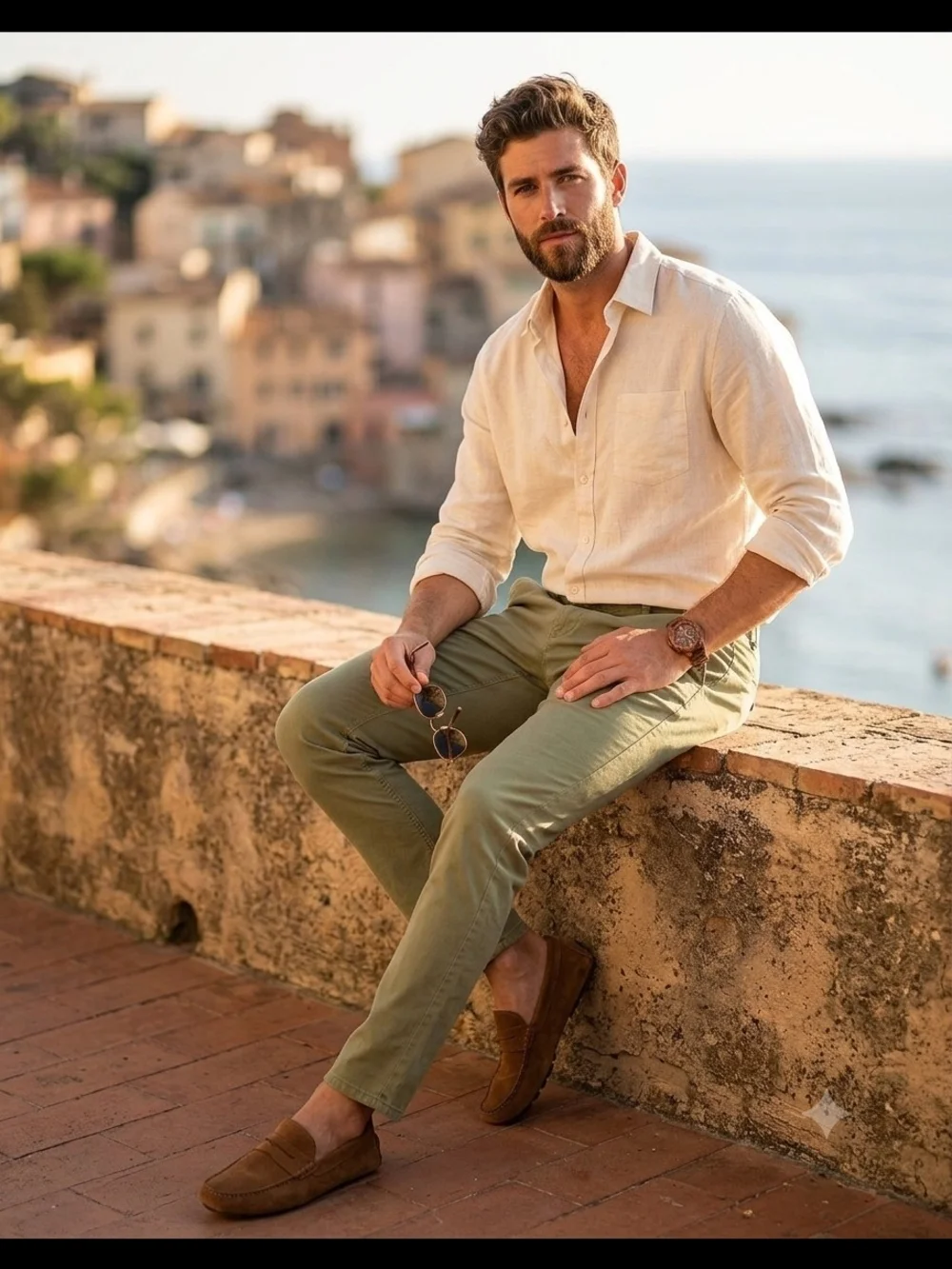 Bonobos Olive Green Slim Chinos