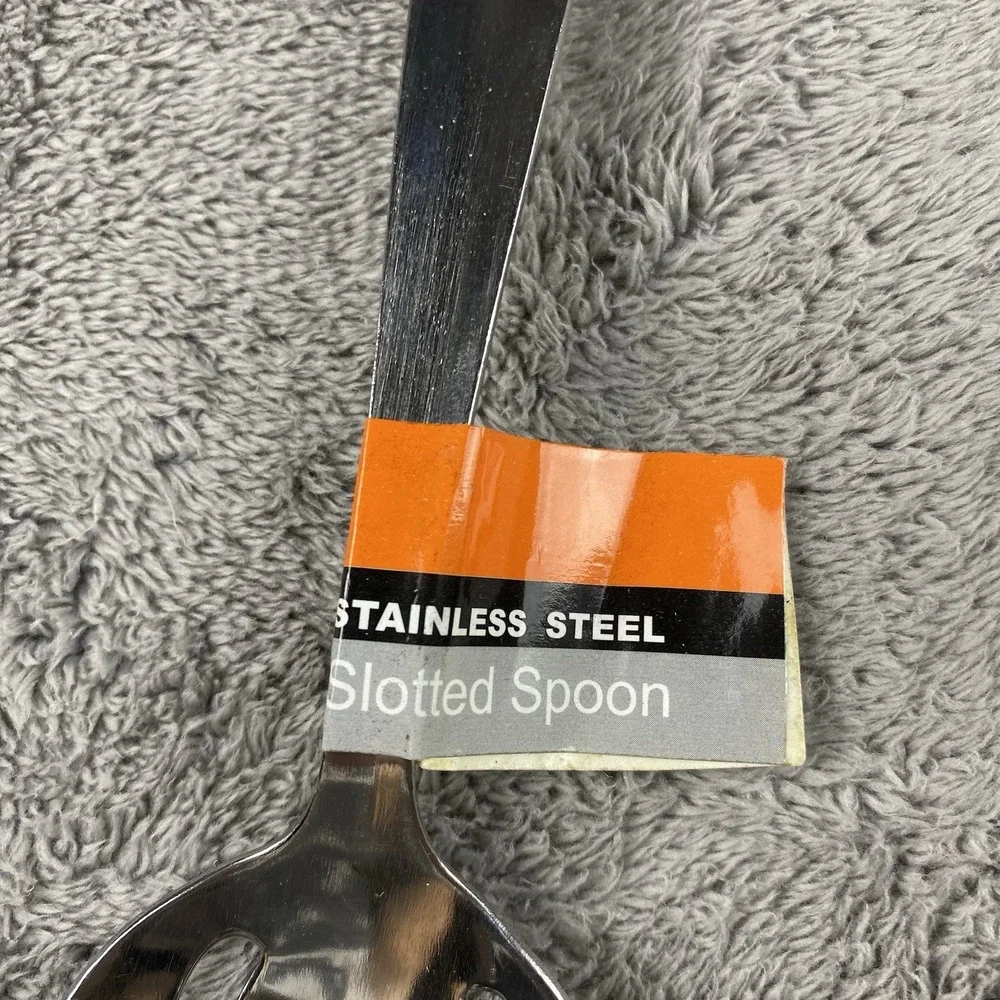 Stainless Steel Spoon Slotted 9.5