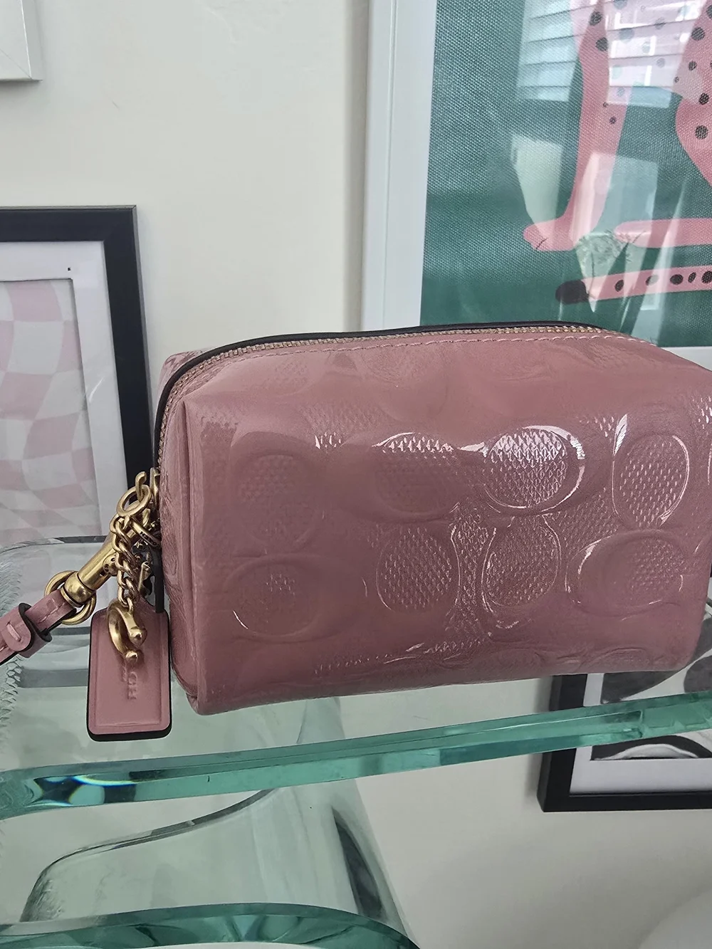 Coach authentic pink