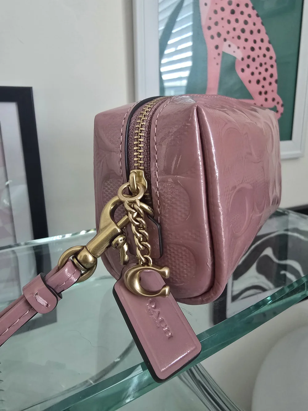 Coach authentic pink