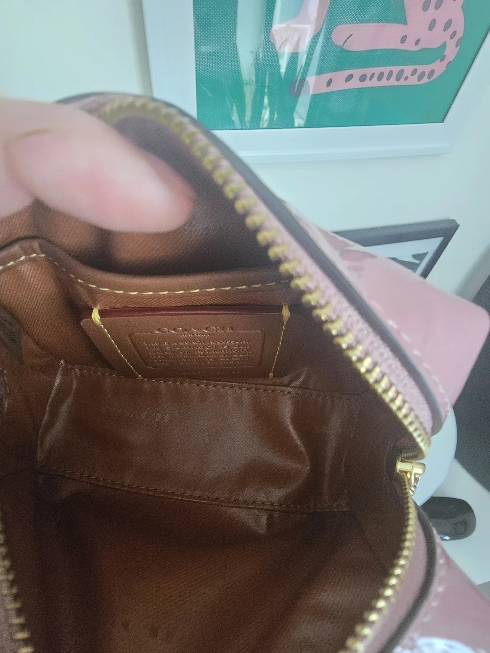 Coach authentic pink