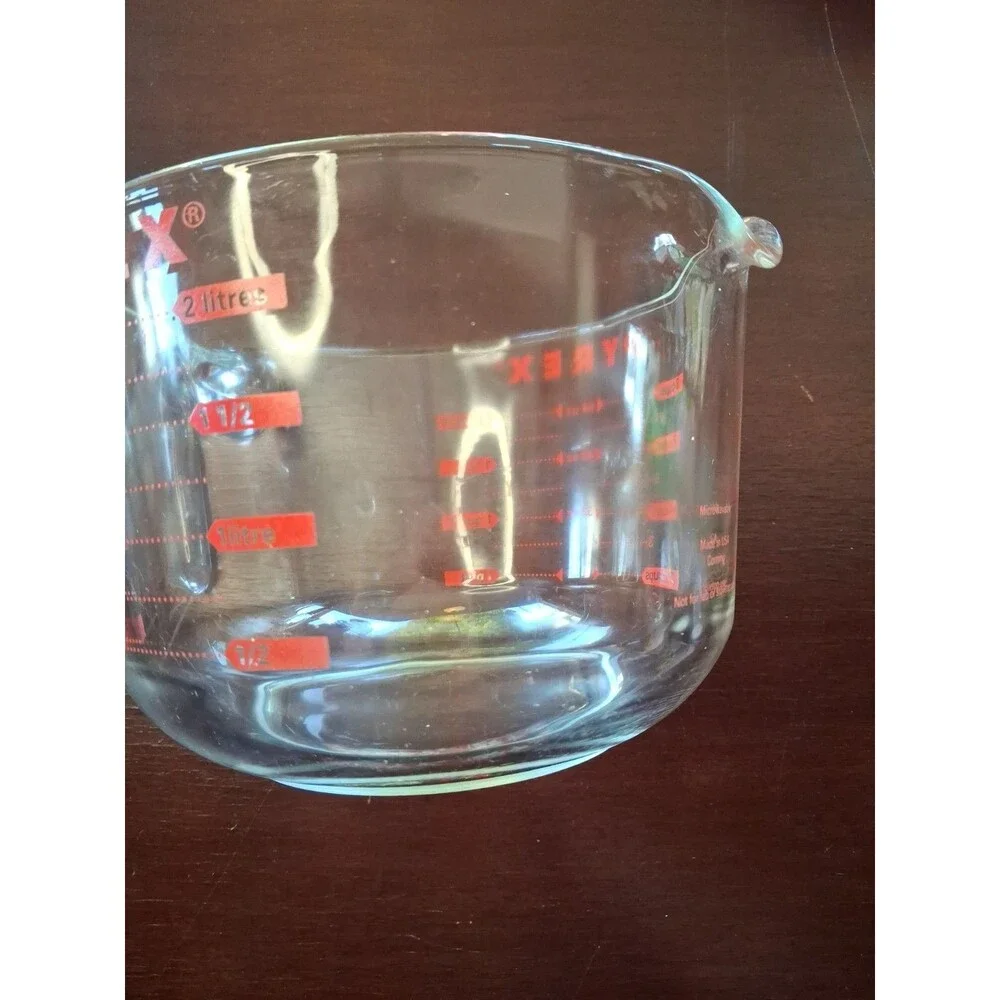 Pyrex capacity made