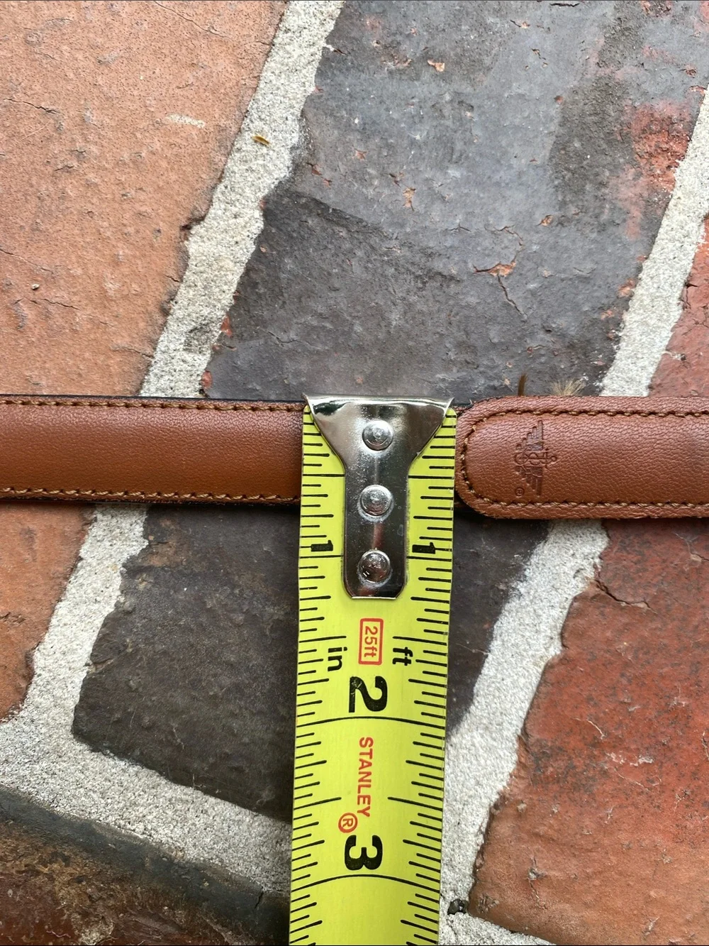 Vintage Heritage Dockers Handcrafted Top Grain Leather Belt w/Solid Brass Buckle