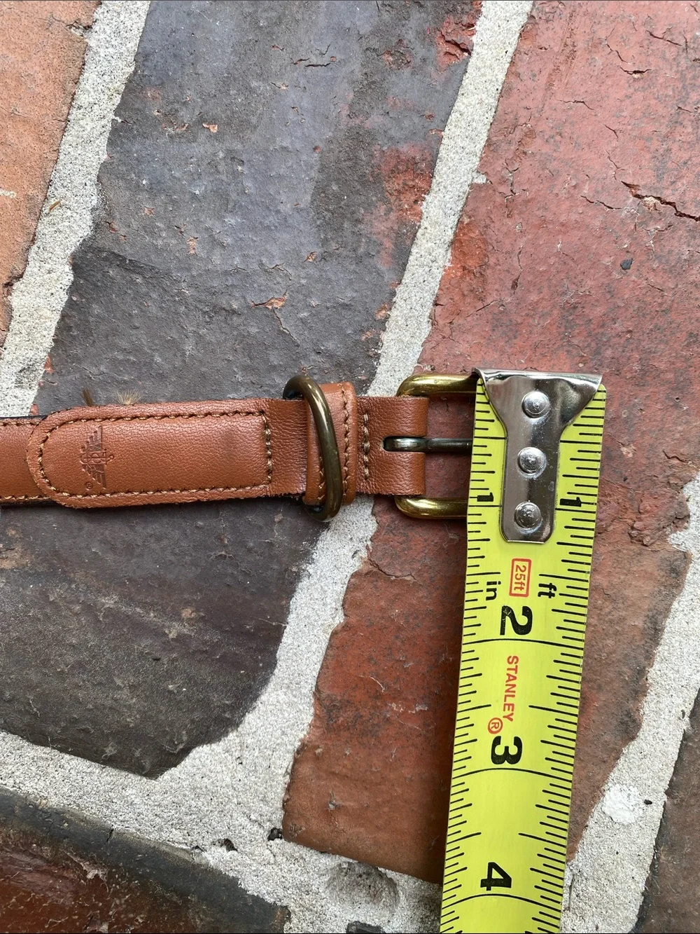 Vintage Heritage Dockers Handcrafted Top Grain Leather Belt w/Solid Brass Buckle