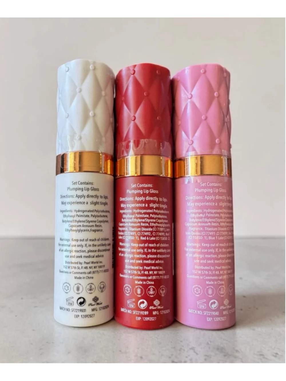 Women's Plumping Lip Gloss Set