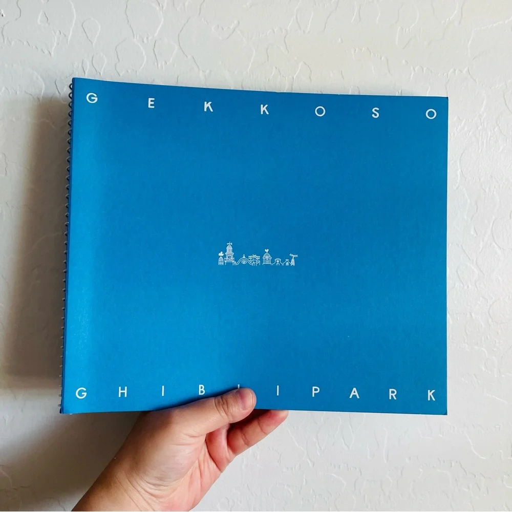 🌹 NWOT - Exclusive Studio Ghibli Park Blue Sketchbook