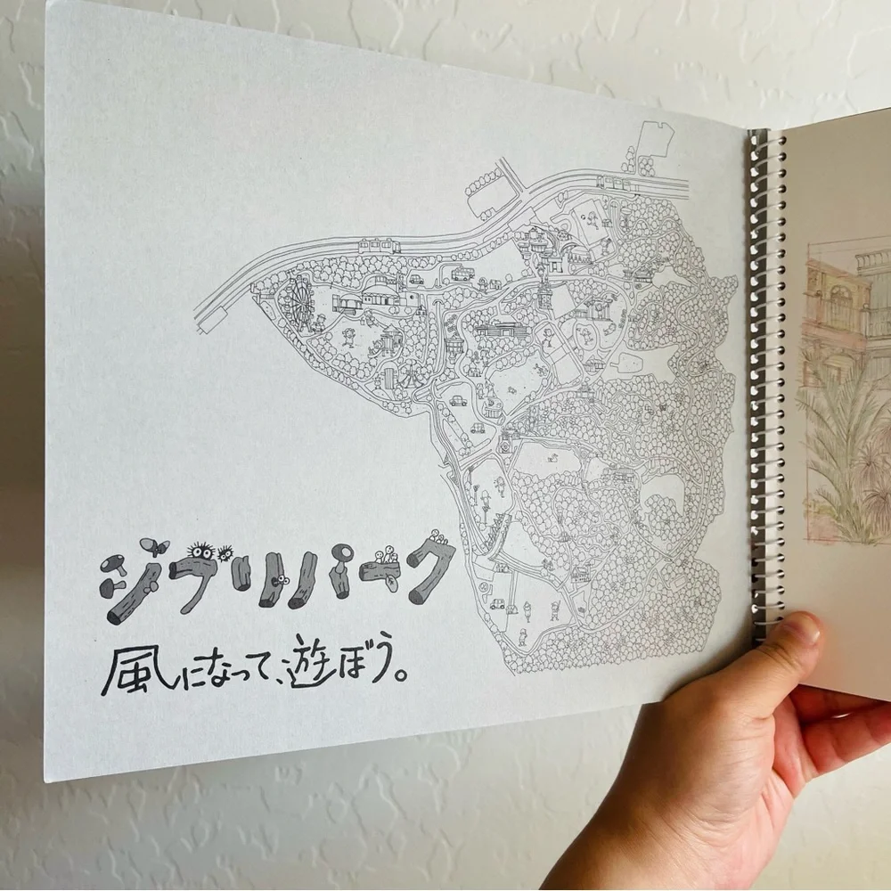 🌹 NWOT - Exclusive Studio Ghibli Park Blue Sketchbook
