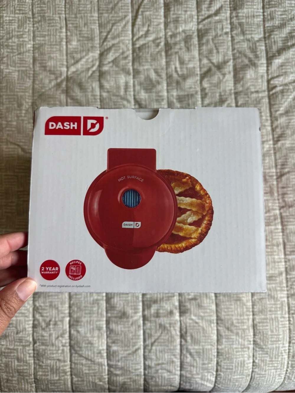 Dash Red Mini Pie Maker- Brand new