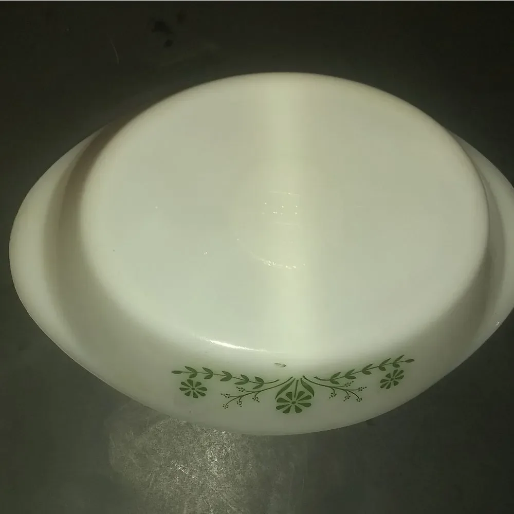 Glasbake oval divided