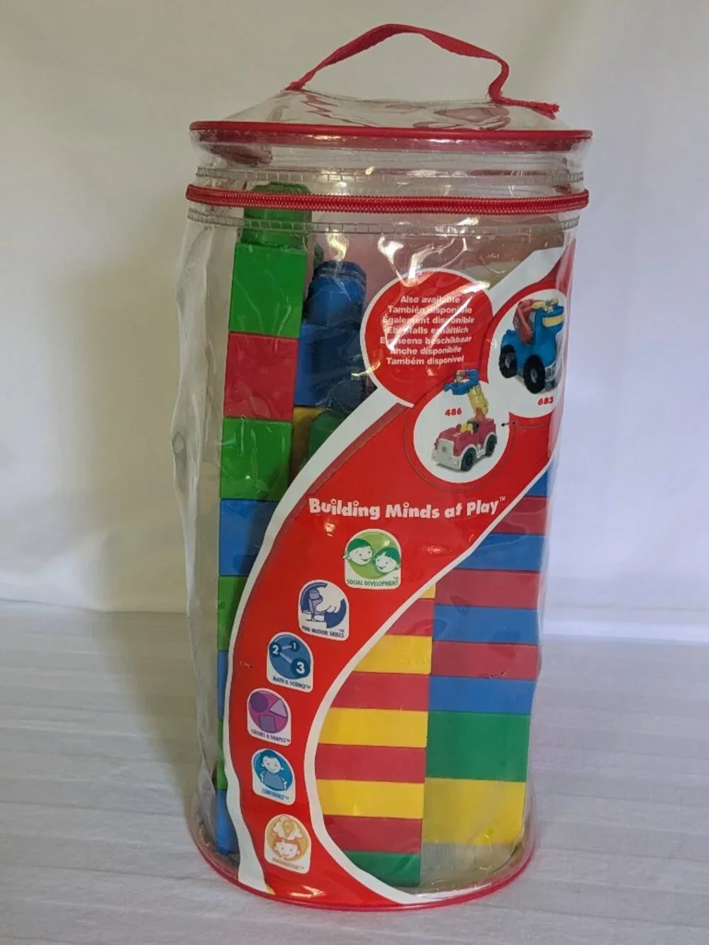 Bag of Mega Bloks Big Building Bloks for Ages 1 & up