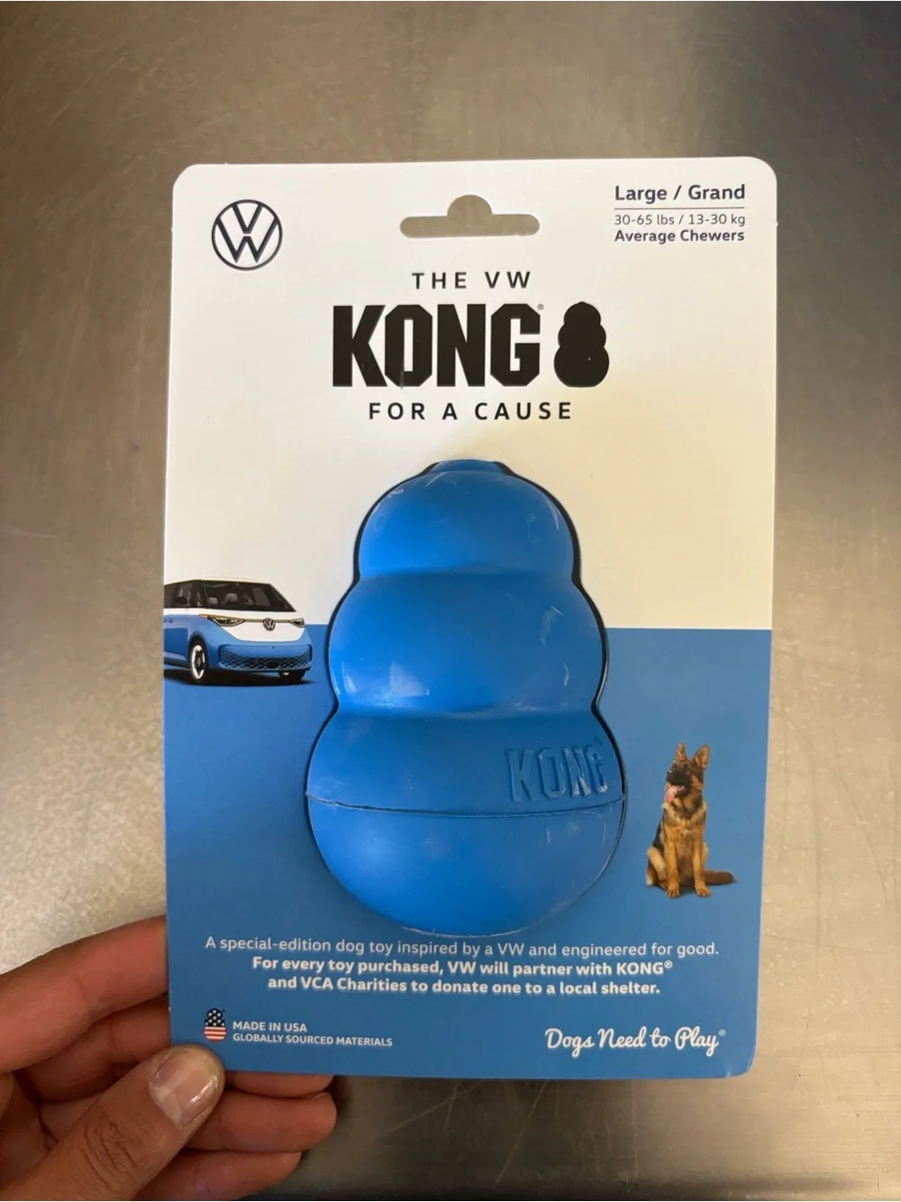 Lot of 10 KONG Classic Dog Toys - Blue