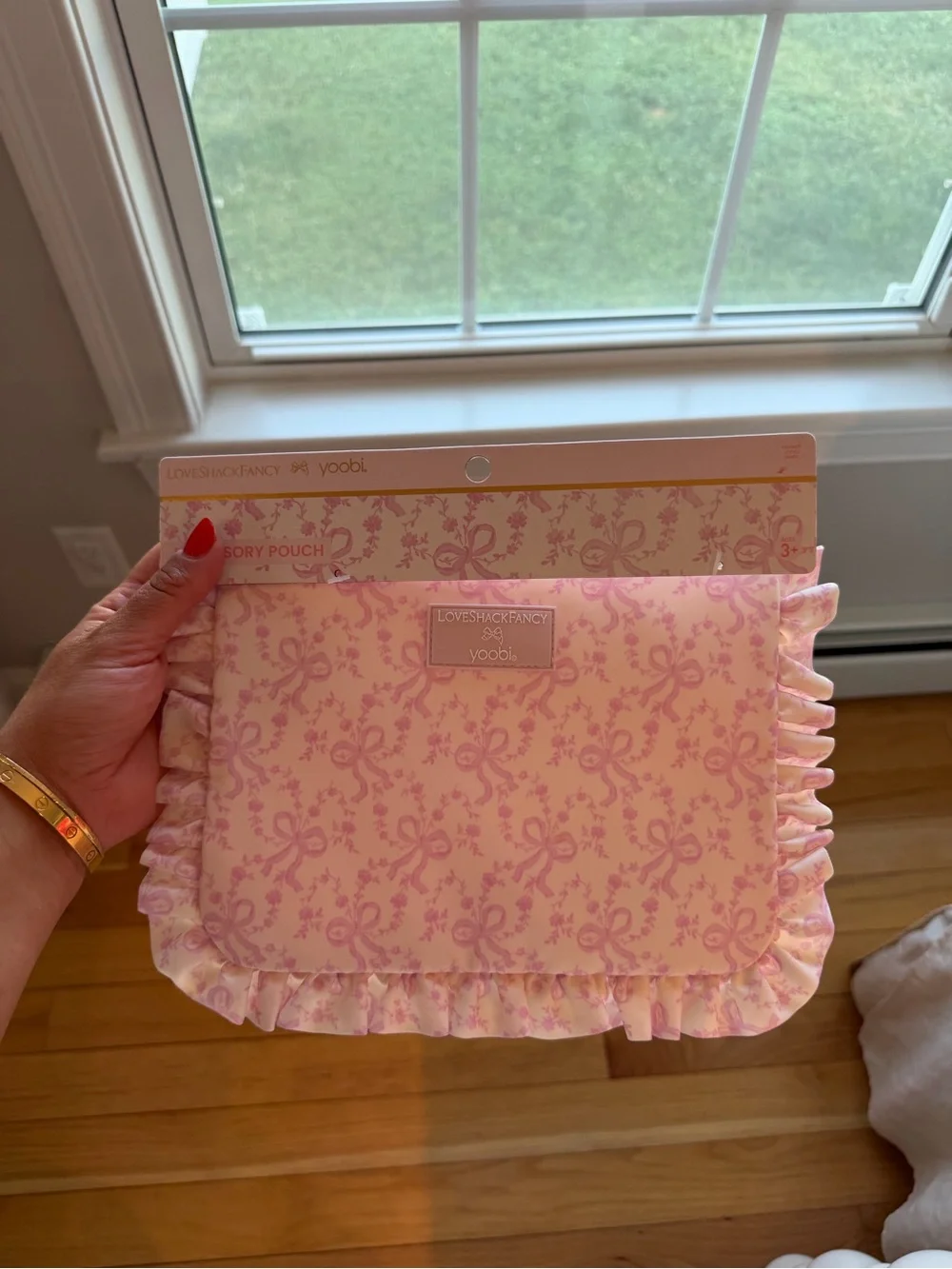 LoveShackFancy x Target Yoobi NWT accessory pouch