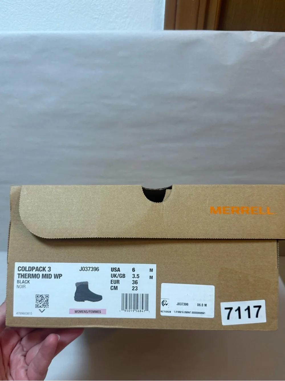 Merrell mid pack cold