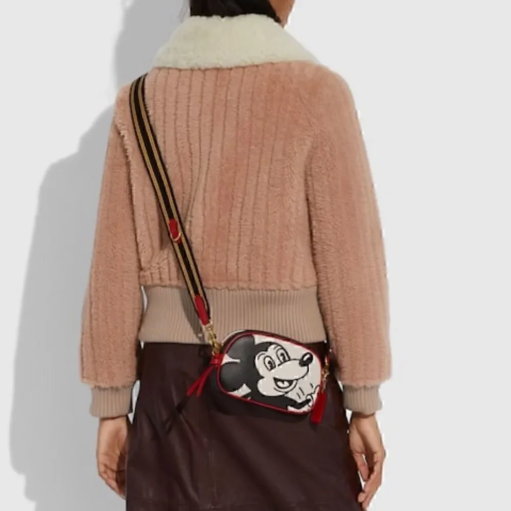 COACH Disney Mickey Mouse X Keith Haring Badge Camera Crossbody Collectors must