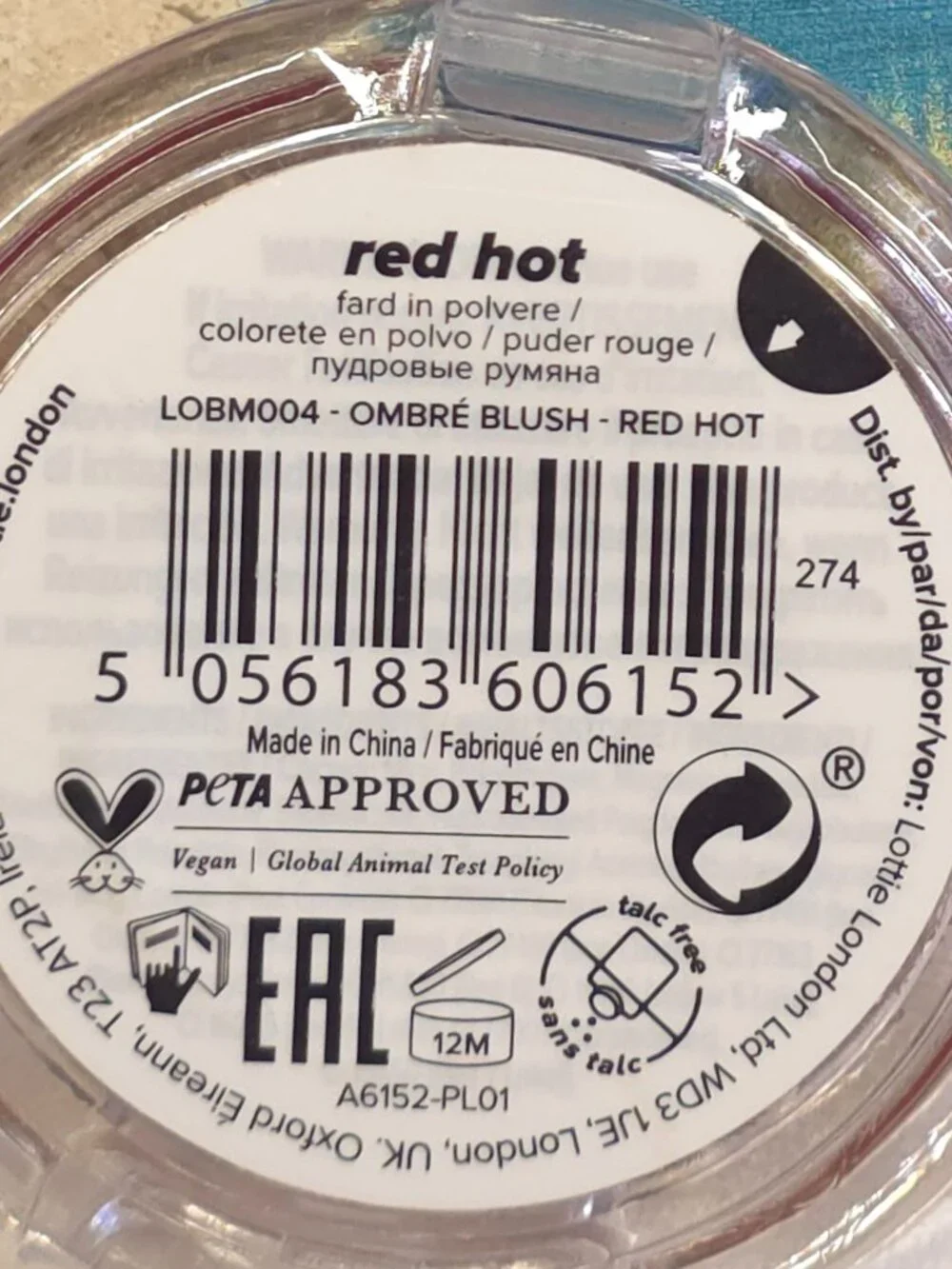 Lottie London cute blush