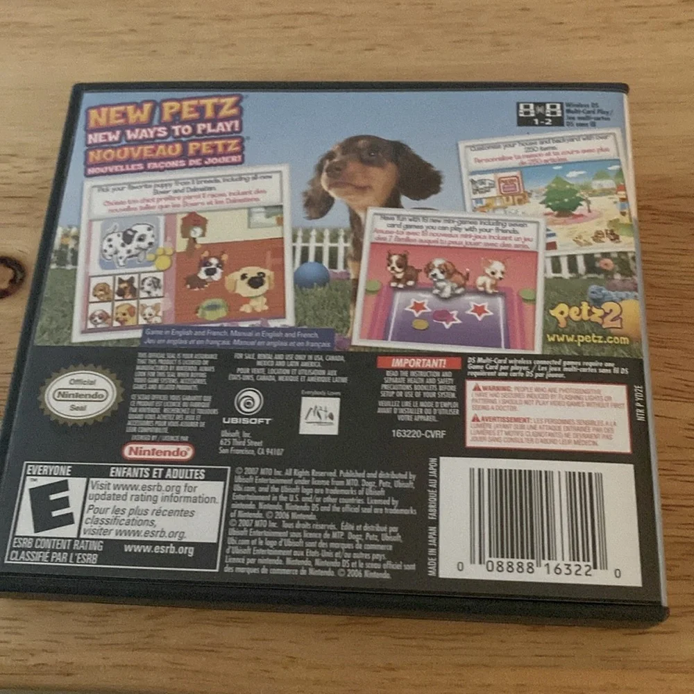 Nintendo DS Petz Dogz 2 game