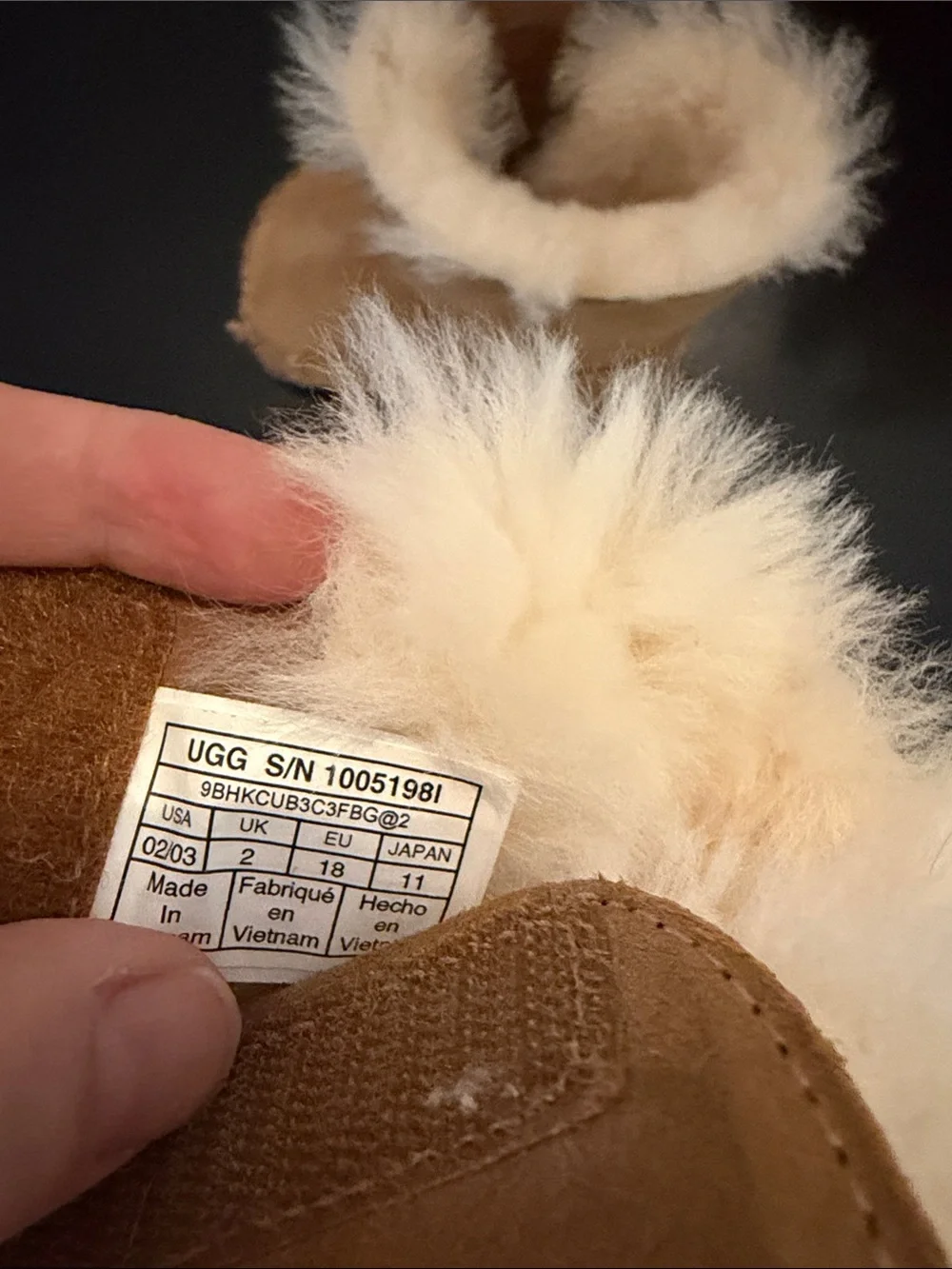 UGG soft suede