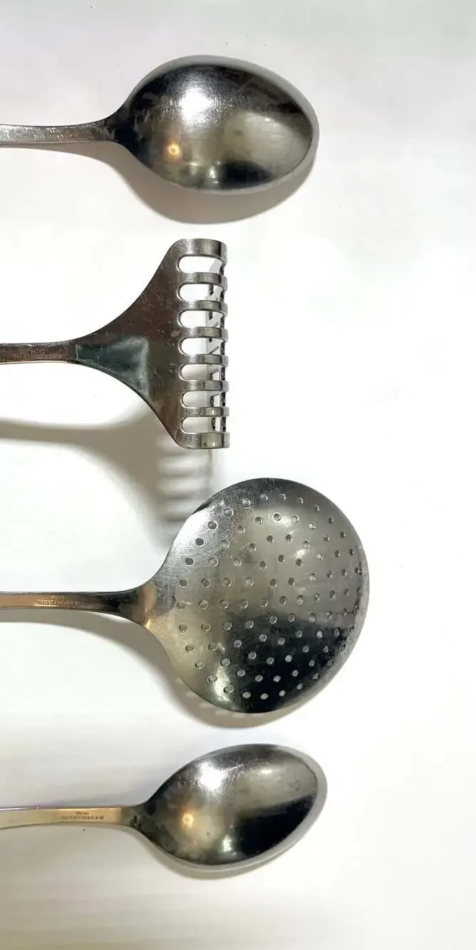 Cooks Club 4-Piece Stainless Steel Kitchen Utensil Set