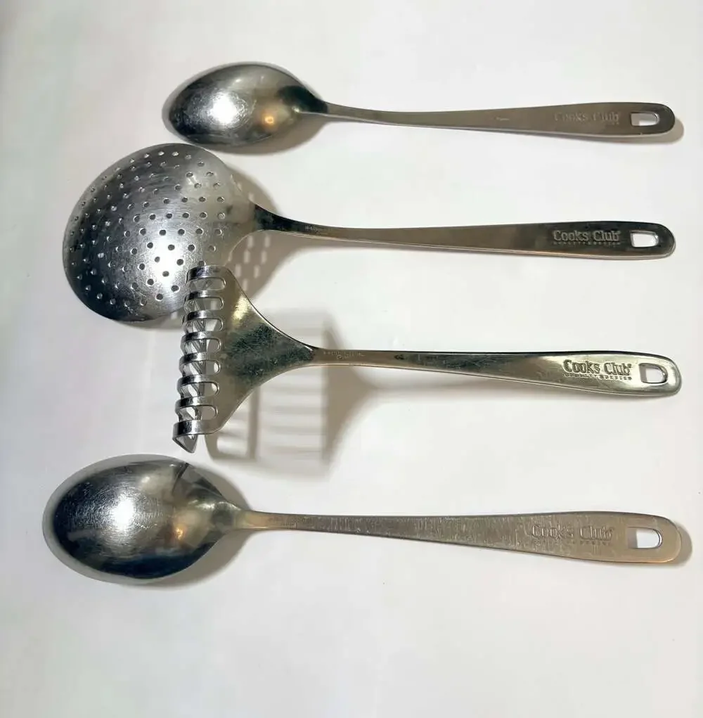 Cooks Club 4-Piece Stainless Steel Kitchen Utensil Set