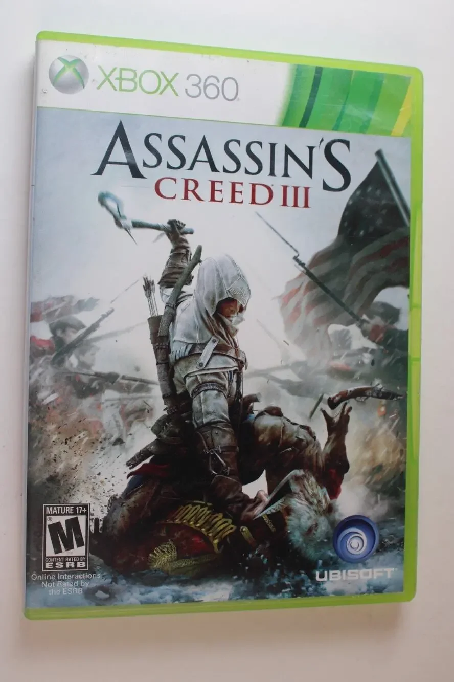 Assassin's Creed III (Microsoft Xbox 360) Authentic, Complete, Tested/works