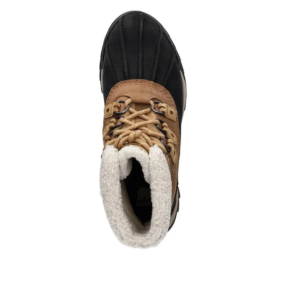Sorel NIB Scout 87 Lux WP‎ Insulated Boots Men Sz 11 Caribou Buff Black Lace Up