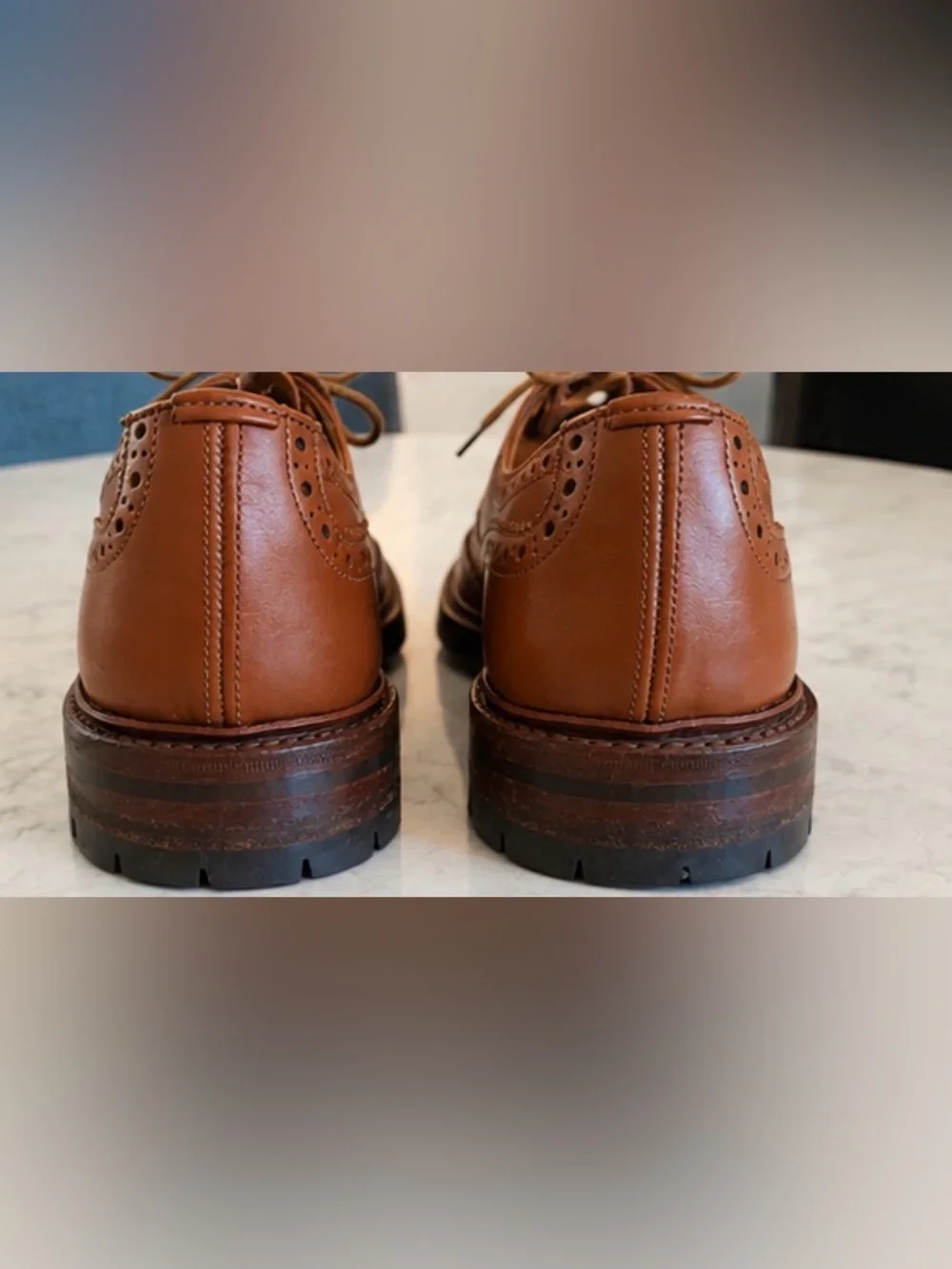 Tricker’s Keswick Country Brogue Shoes Leather (Size UK 9 Fitting G)