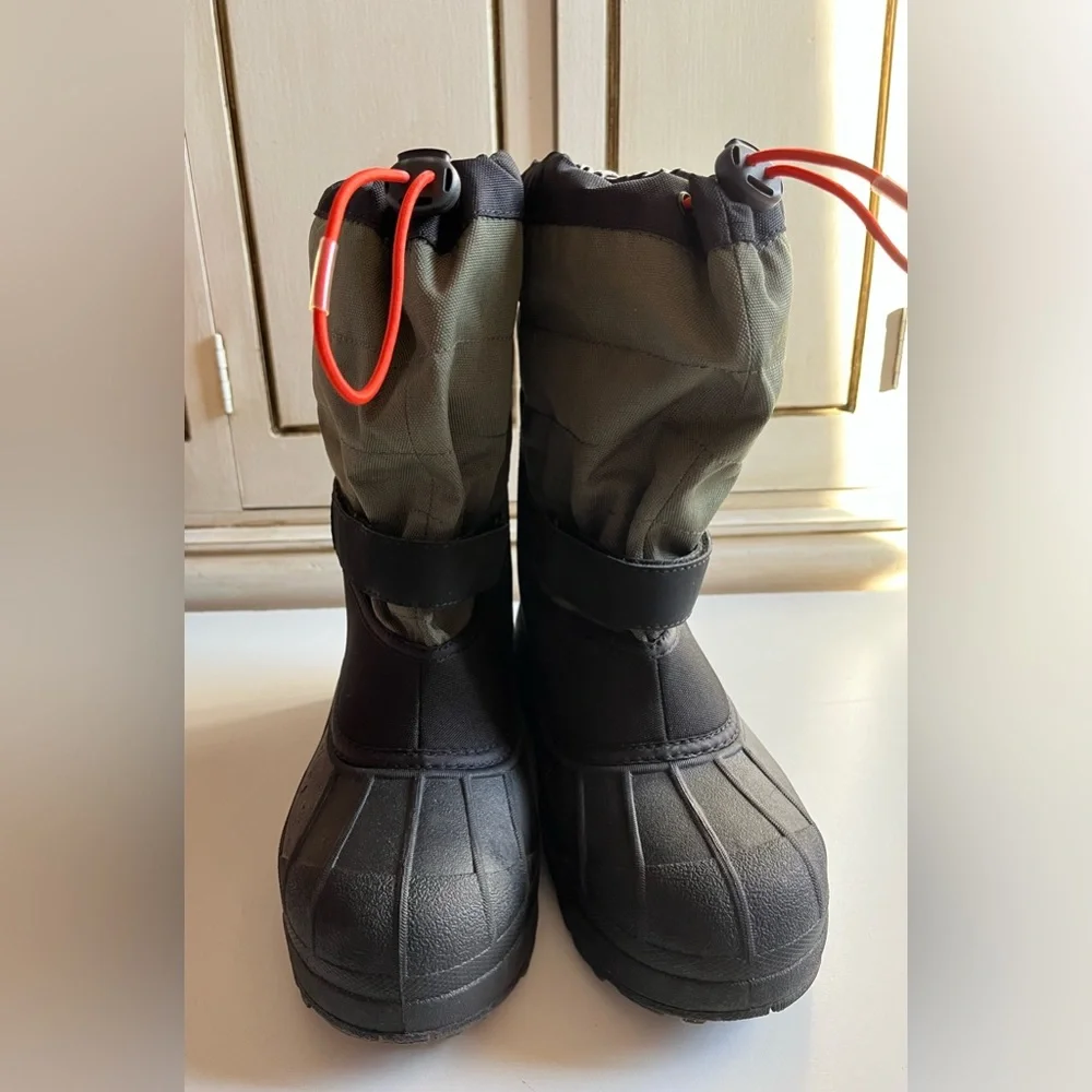 Like New Men’s Columbia Powderbug Plus Winter Boots Waterproof Size 6 Green