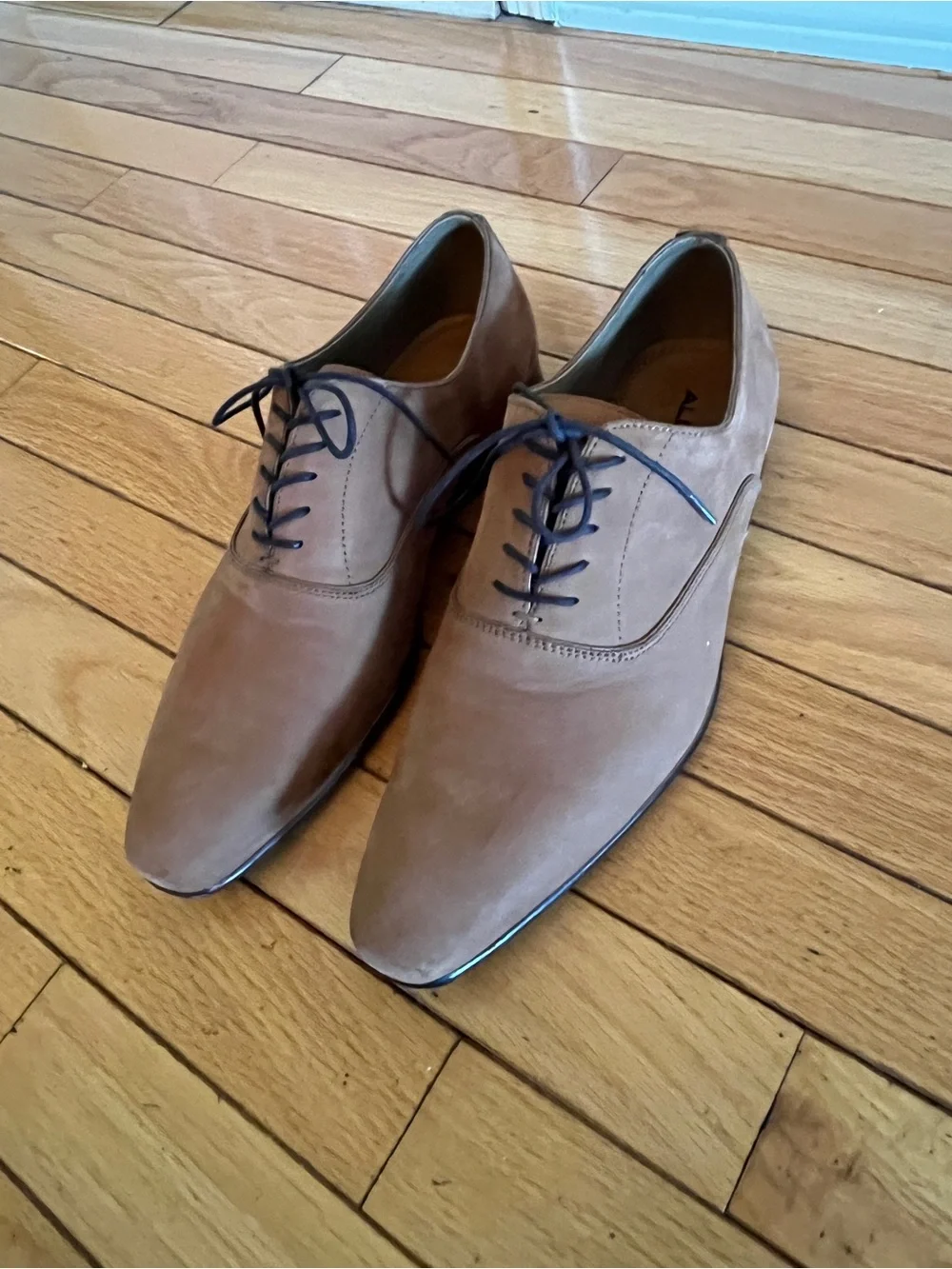 Aldo Tan Suede Derby Shoes