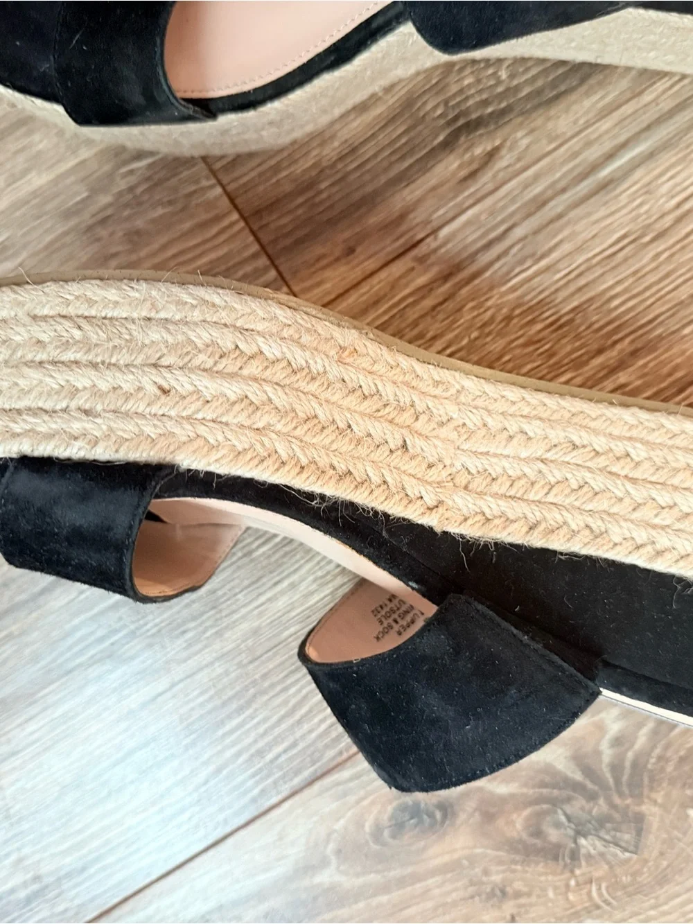 Steve Madden Black Suede Double-Band Slide Mules