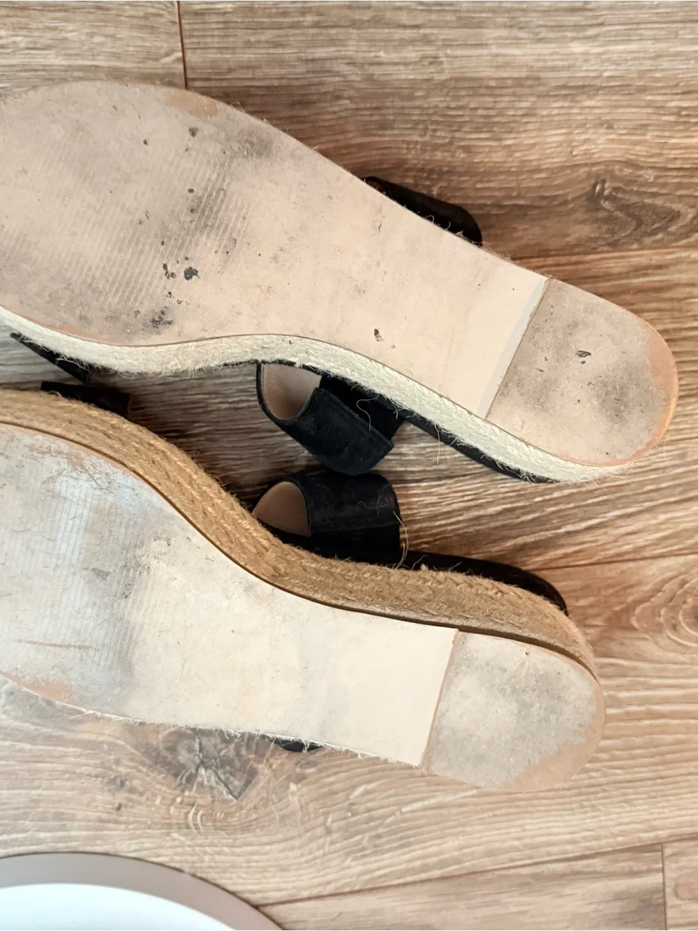 Steve Madden Black Suede Double-Band Slide Mules