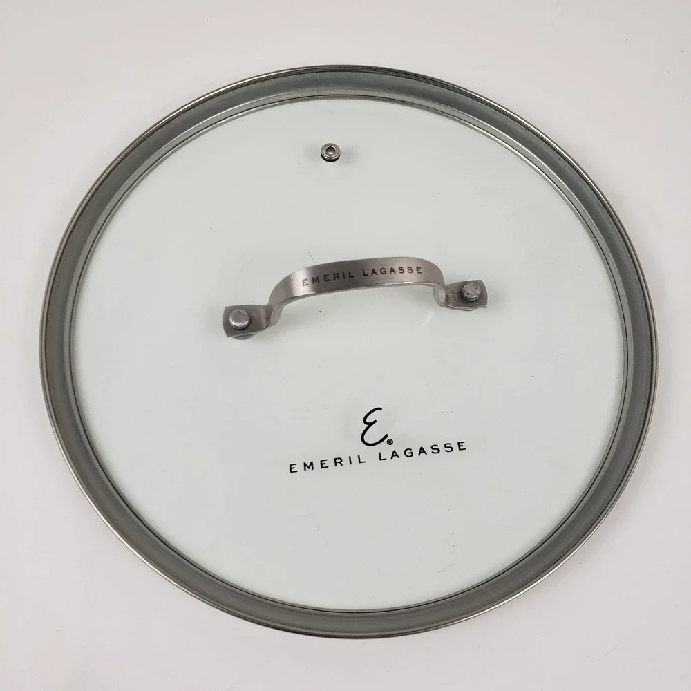 Emeril Lagasse 10.5 Inch Tempered Glass Replacement Lid Stainless Steel Handle