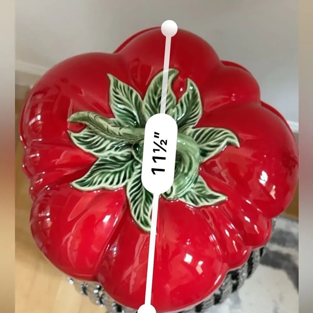 Crate&Barrel tomato decorative