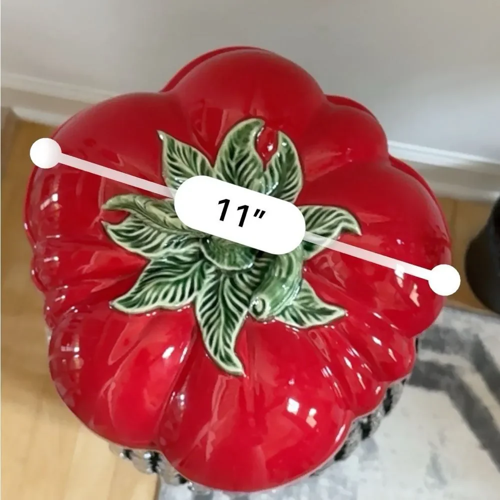 Crate&Barrel tomato decorative