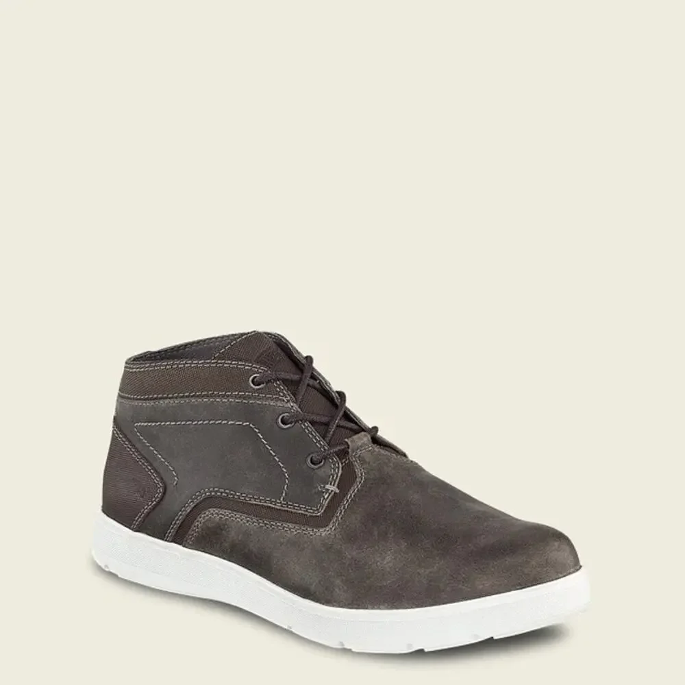 Red Wing Soft Toe Leather Chukka Boots 8715 Extralight Soles Gray Size 10.5
