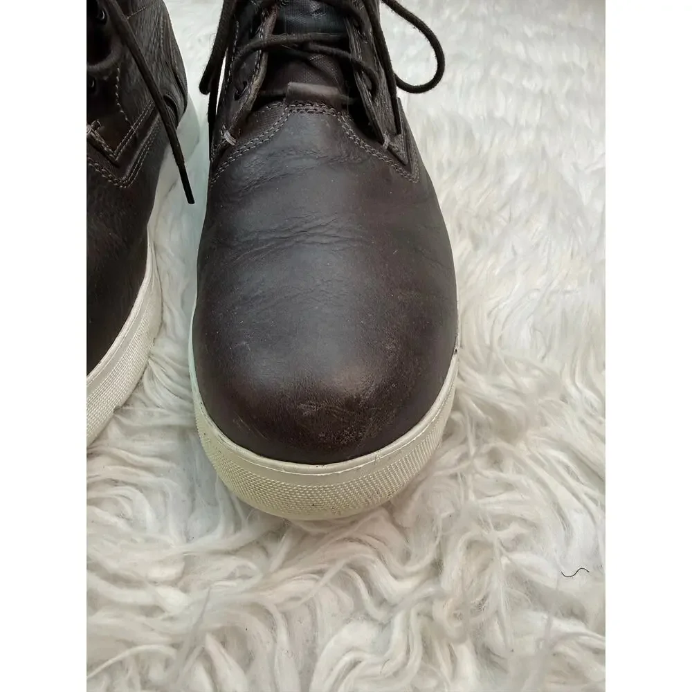 Red Wing Soft Toe Leather Chukka Boots 8715 Extralight Soles Gray Size 10.5