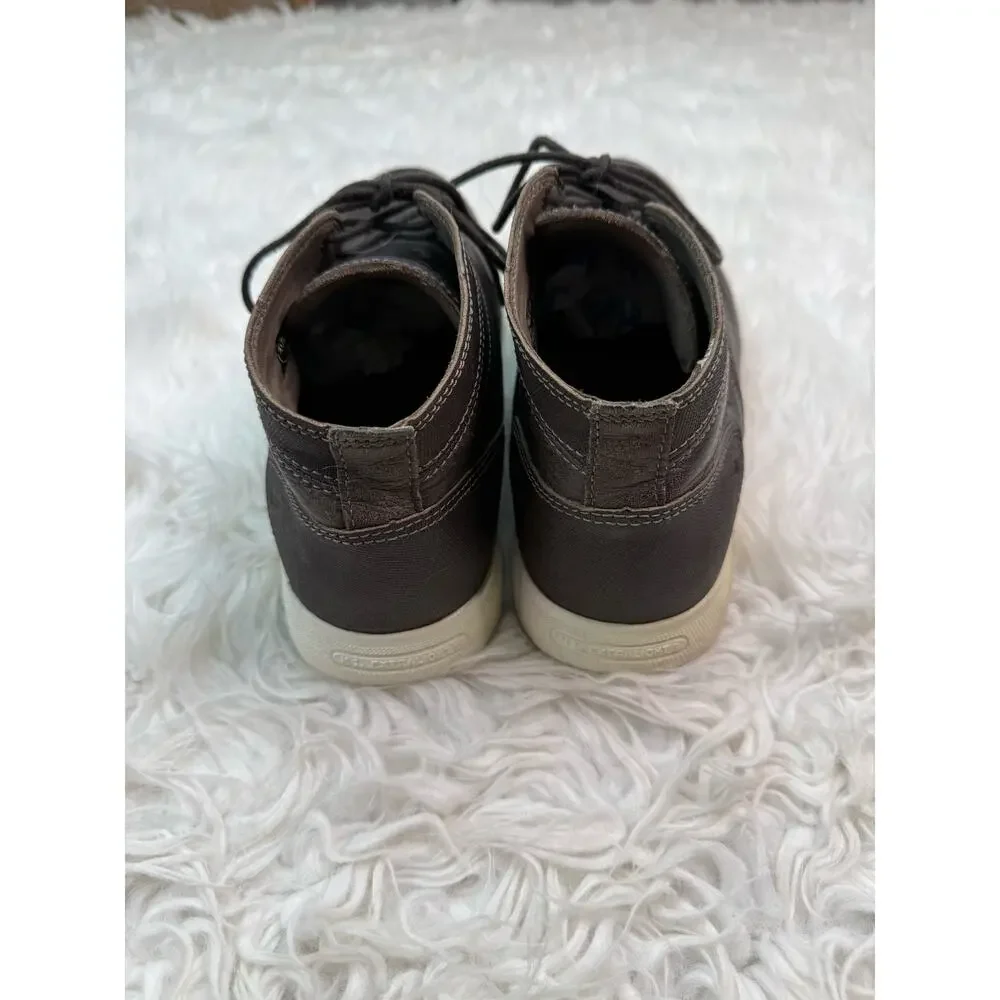 Red Wing Soft Toe Leather Chukka Boots 8715 Extralight Soles Gray Size 10.5