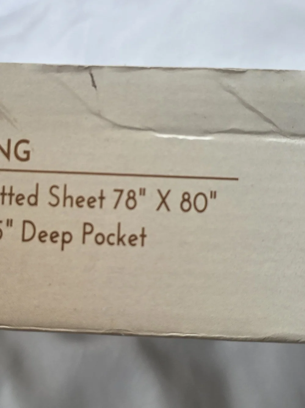 New Organic Cotton King Size Fitted Sheet California Design Den Percale White
