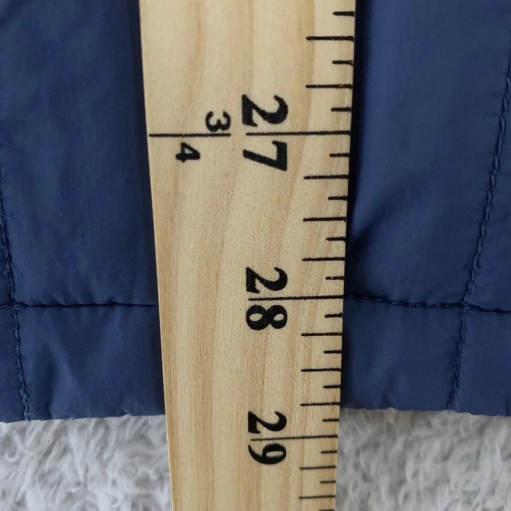 The North Face Harway Jacket Mens Small Blue Quilted‎ Insulated Full Zip Outdoor
