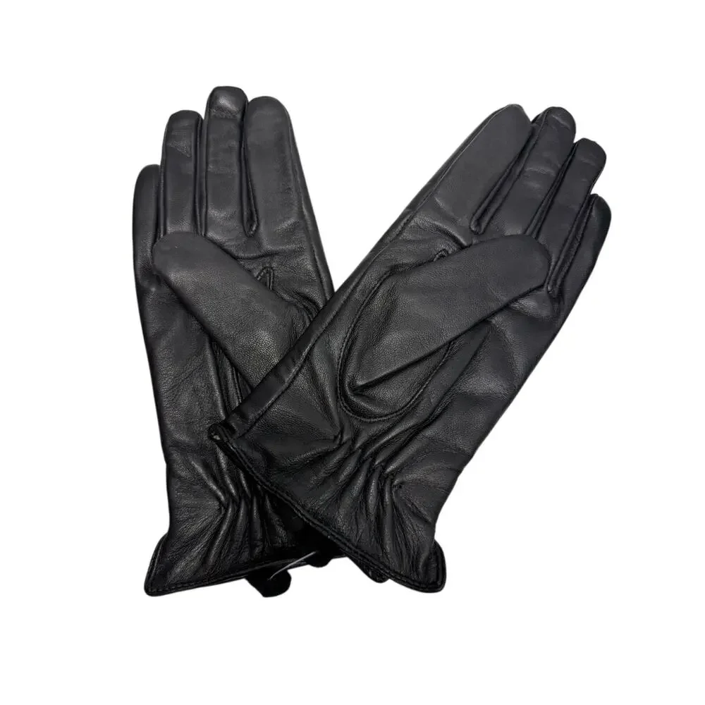 100% Leather Gloves Insulated sz XL Women’s Winter NEW #K175